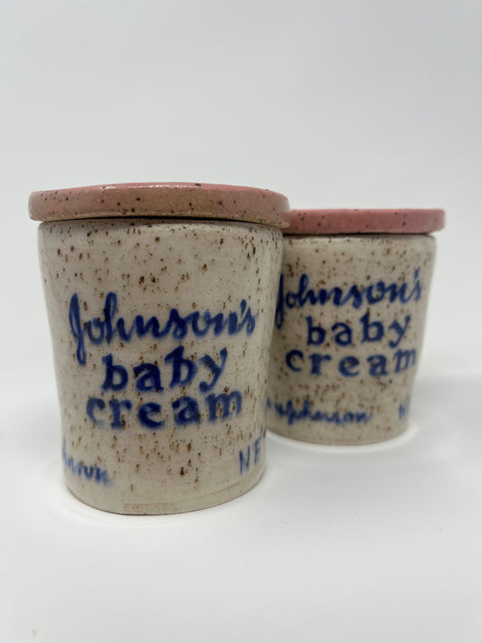 Baby Cream Salt Jar