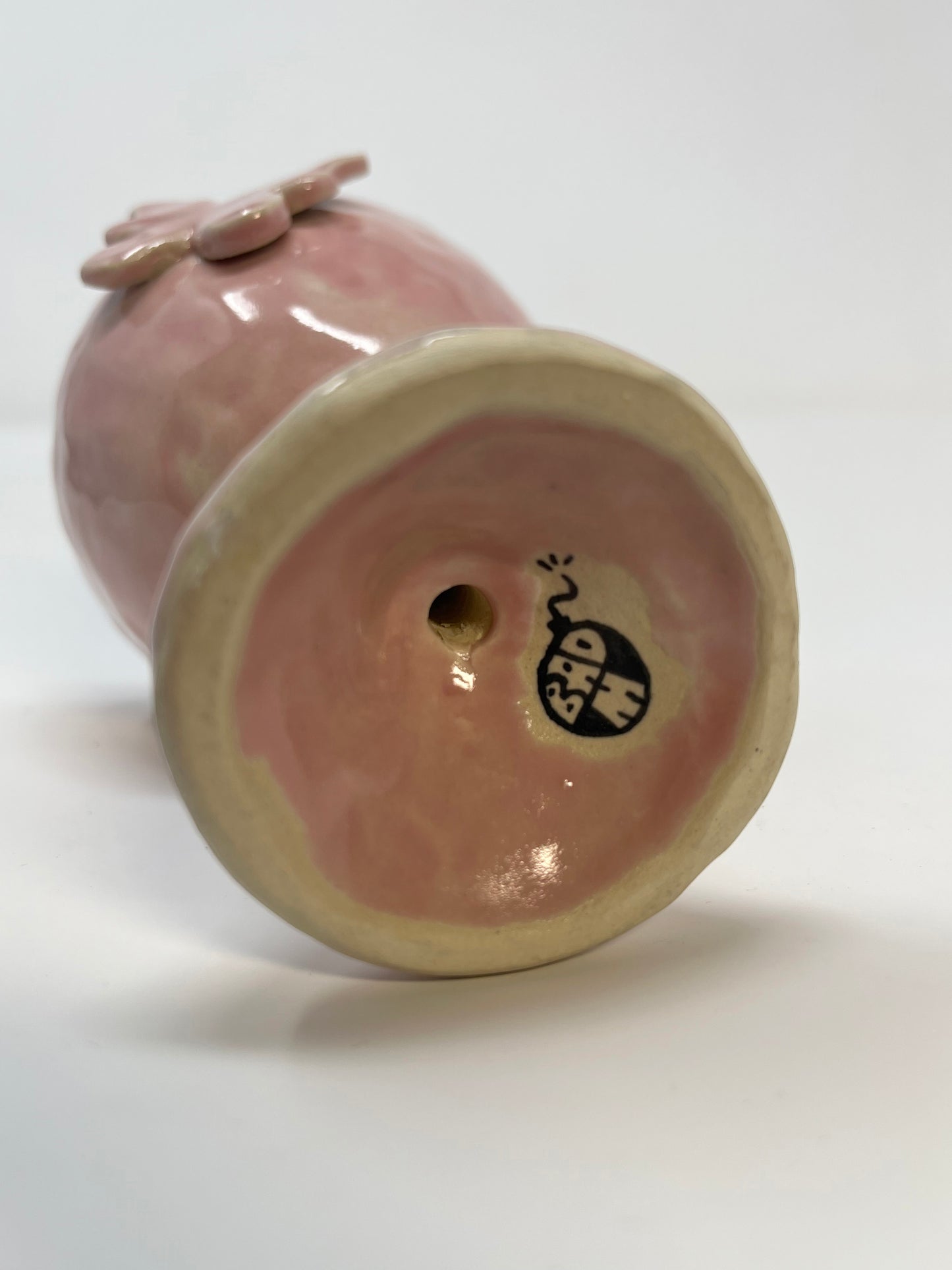 Pink Butterfly Goblet