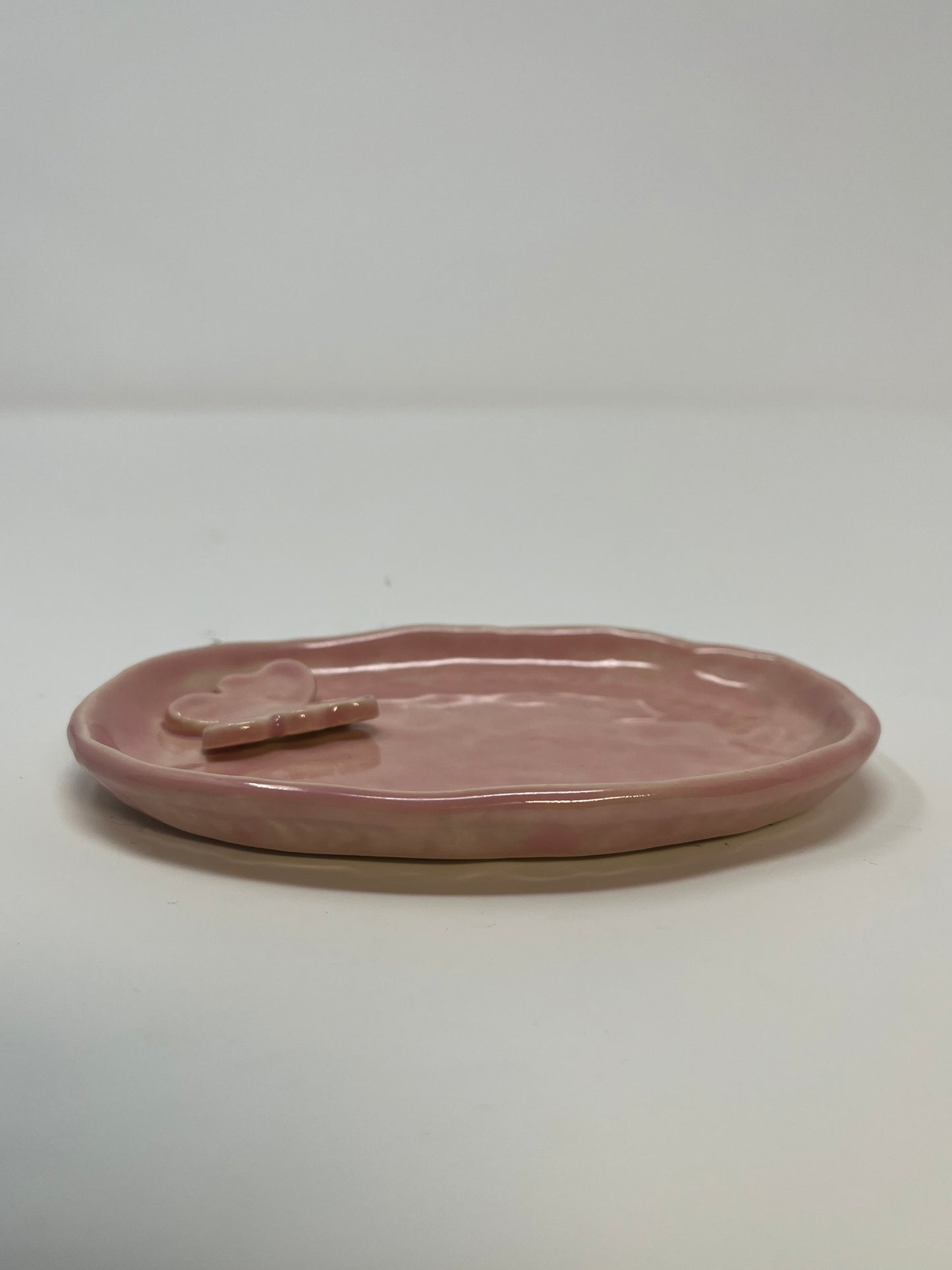 Pink Butterfly Dish