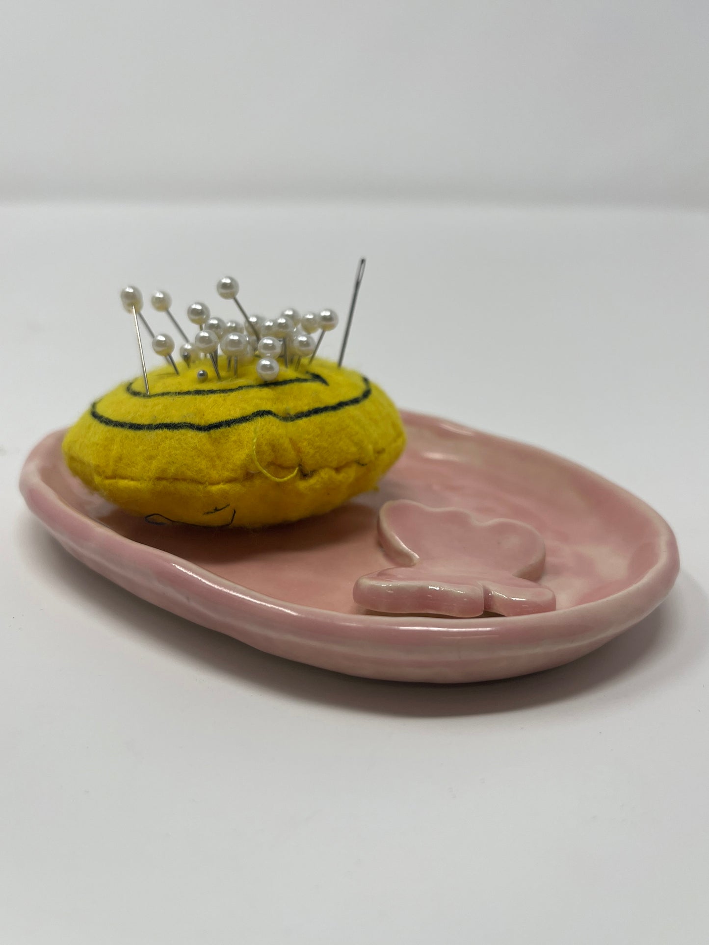Pink Butterfly Dish