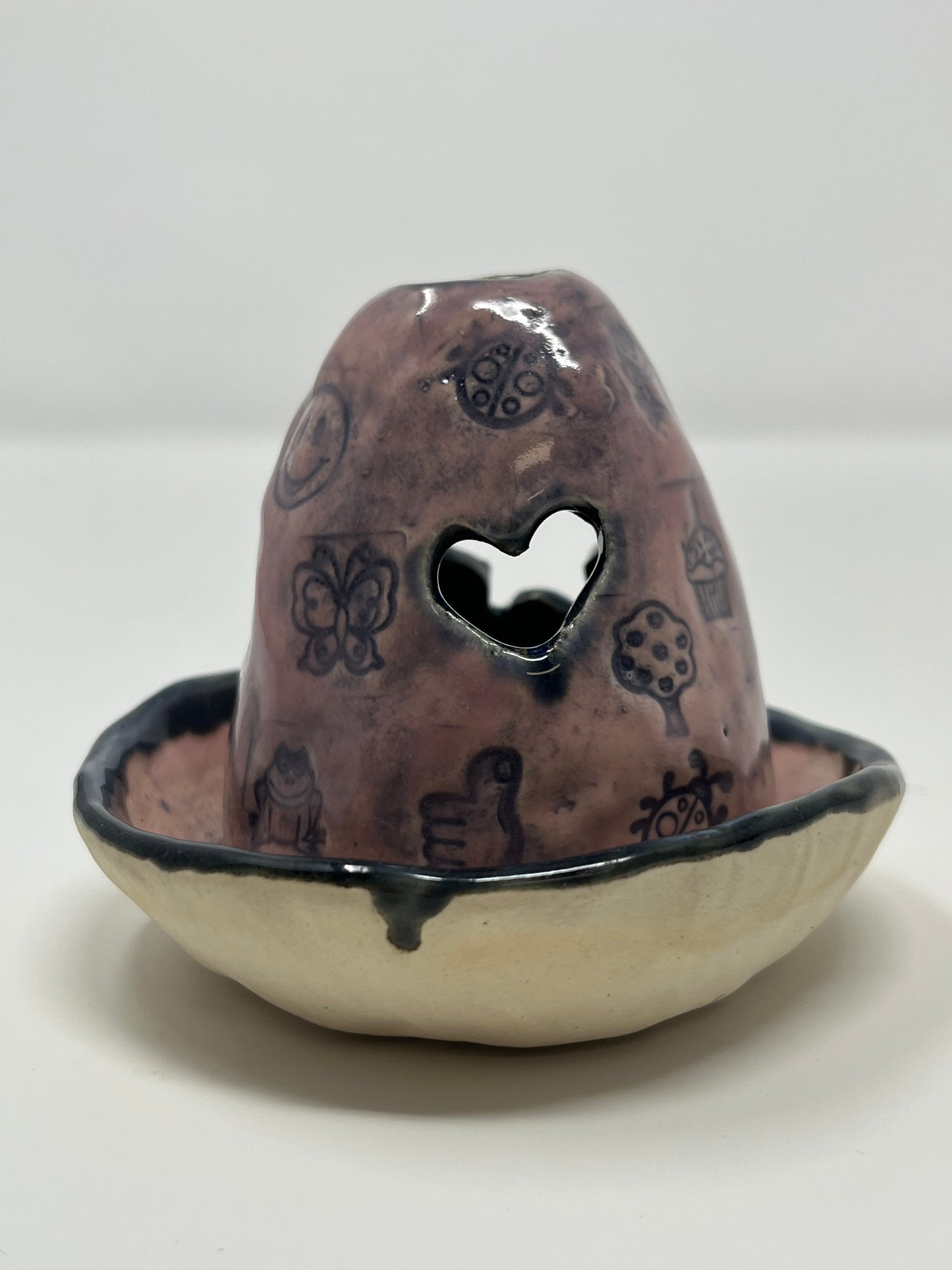 Stamped Incense Cone Burner