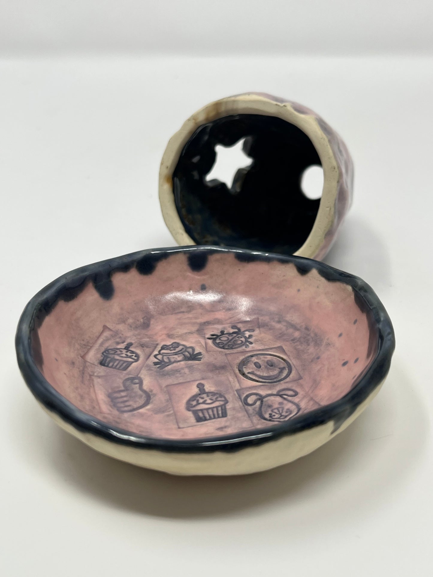 Stamped Incense Cone Burner