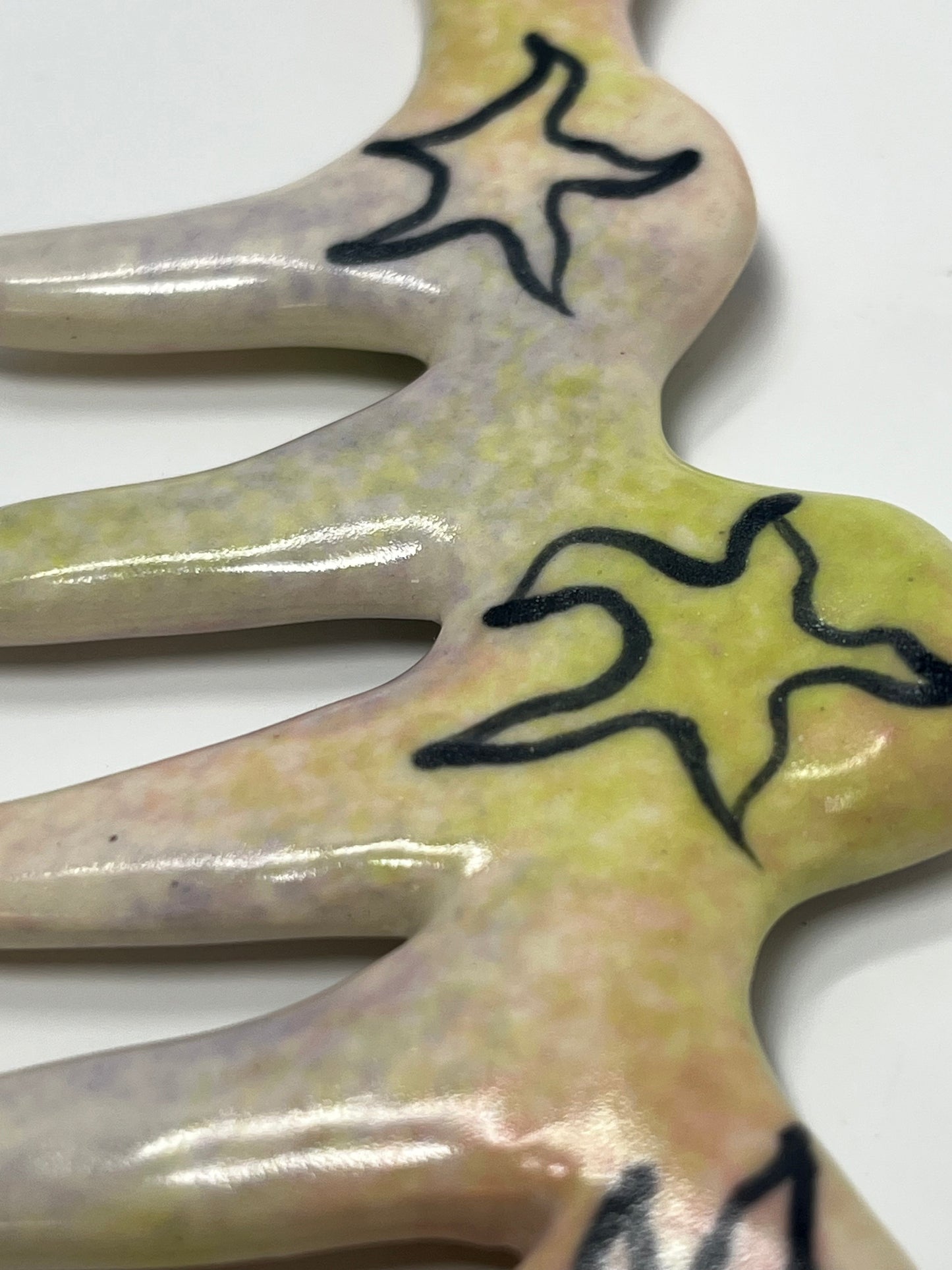 Pastel Stars Massage Comb