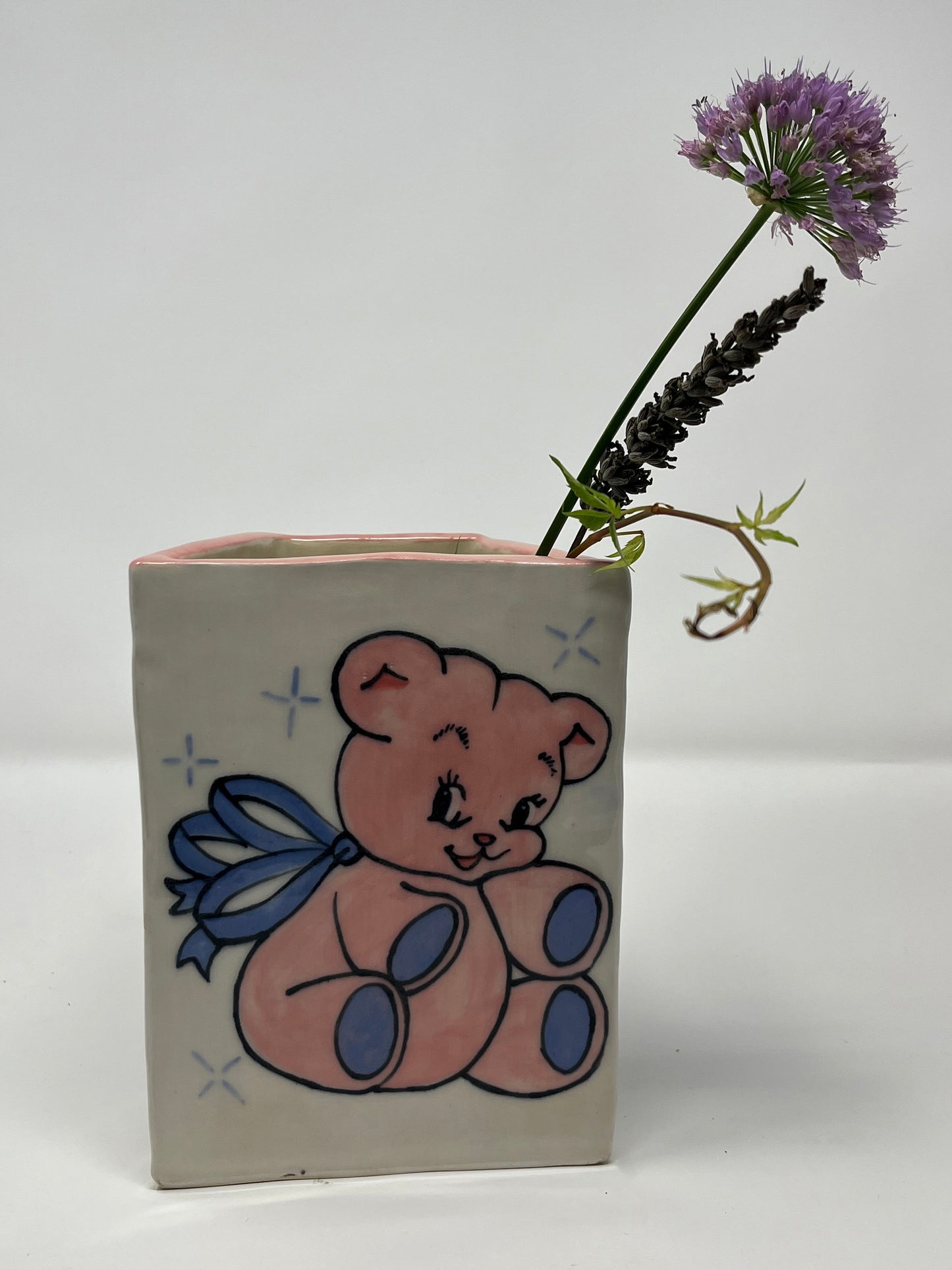 Blessed Teddy Bear Vase
