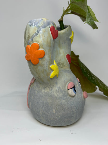 Bunny Donut Vase