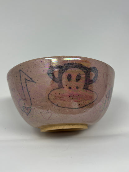 Music Staff Monkey Bowl