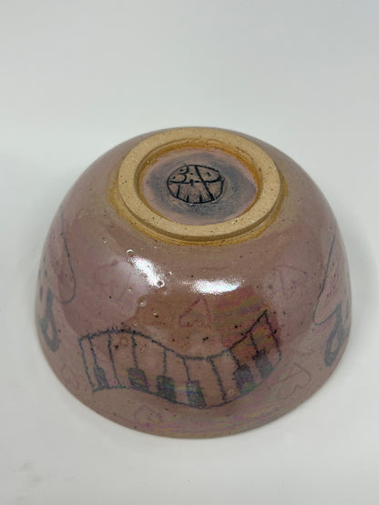 Music Staff Monkey Bowl