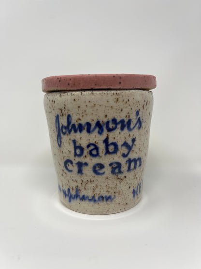 Baby Cream Salt Jar