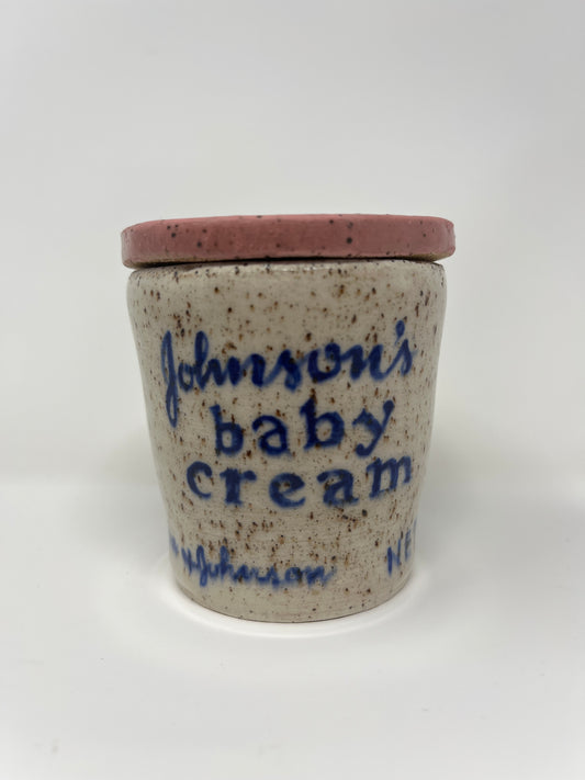 Baby Cream Salt Jar