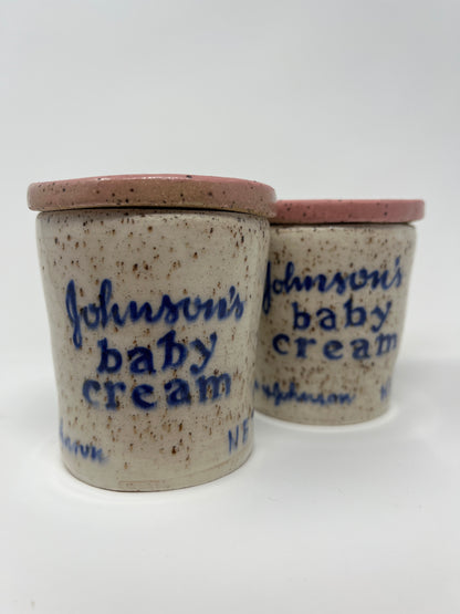 Baby Cream Salt Jar