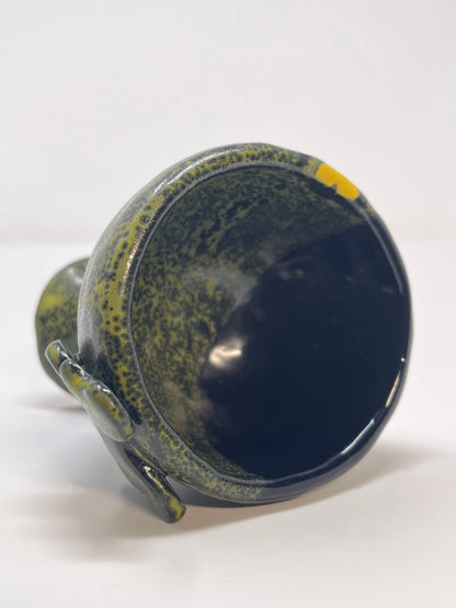 Black & Yellow Butterfly Goblet
