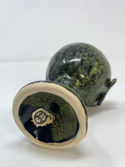 Black & Yellow Butterfly Goblet