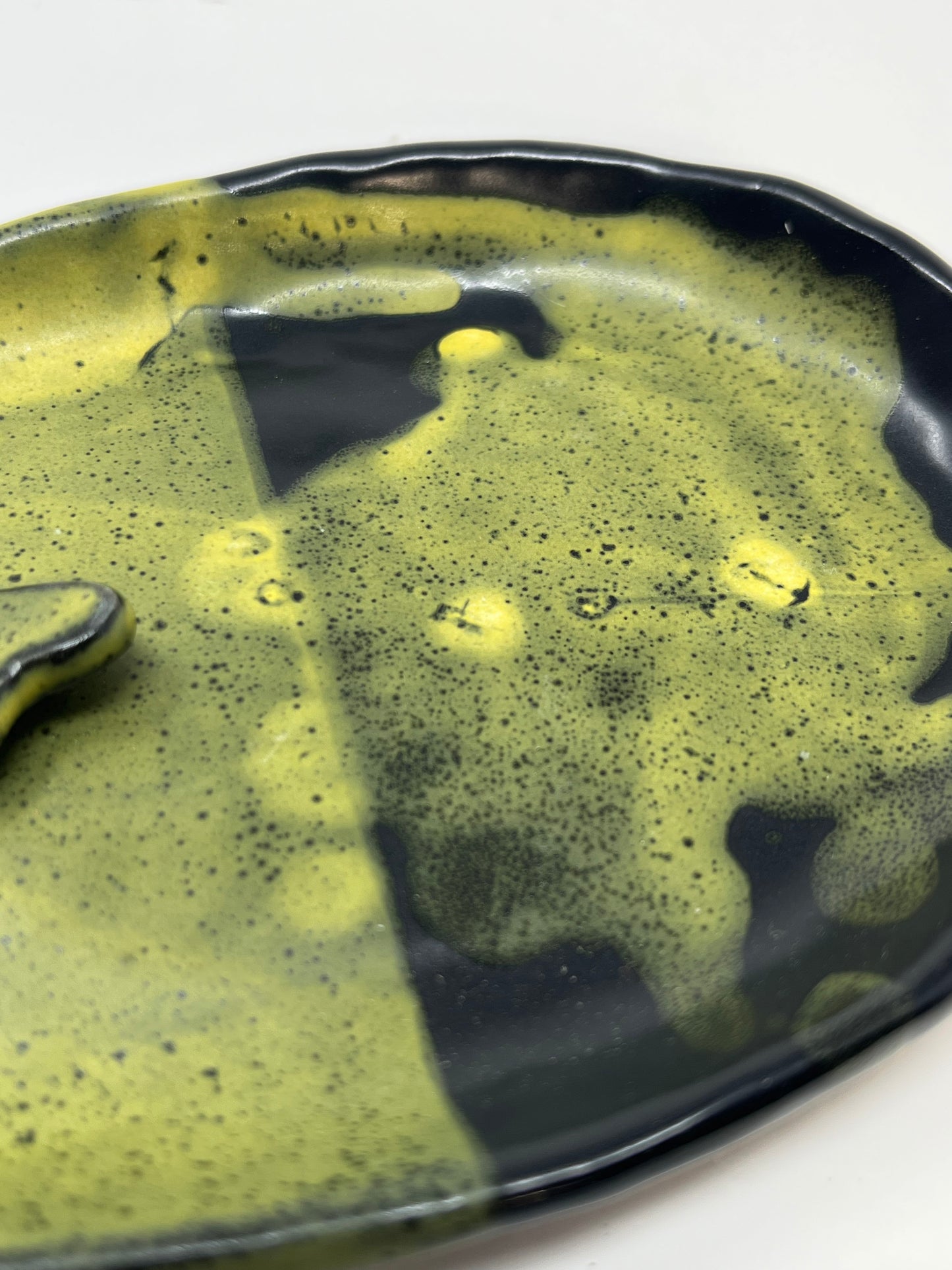 Black & Yellow Butterfly Dish