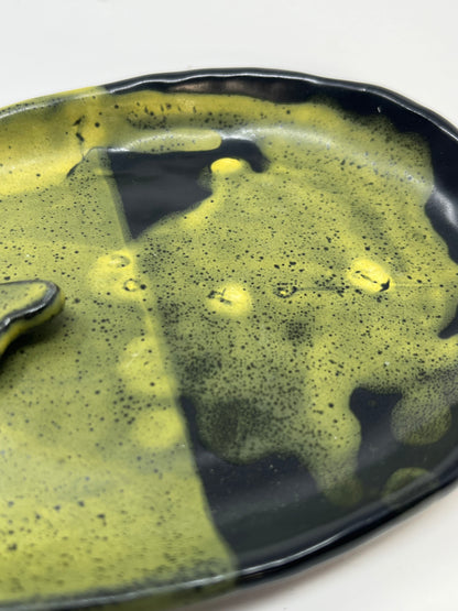 Black & Yellow Butterfly Dish