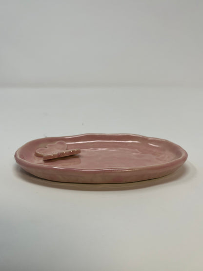 Pink Butterfly Dish