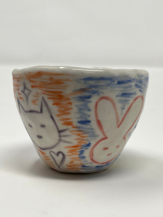 Scribble Tea Cup