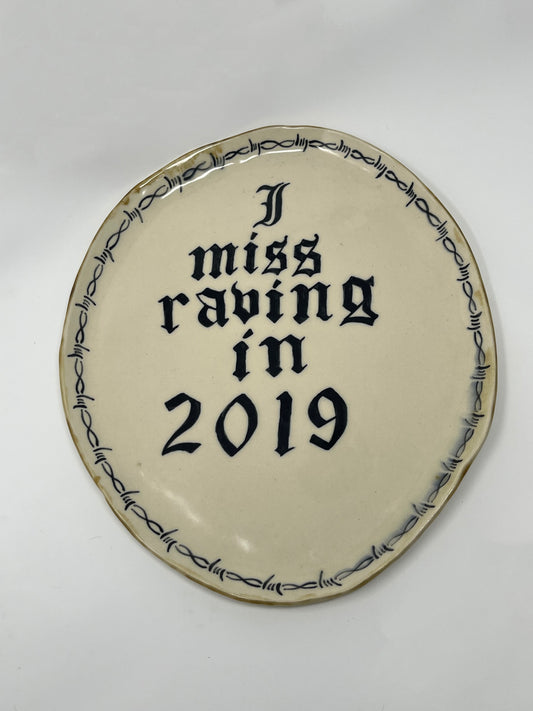 Raving Dinner Plate
