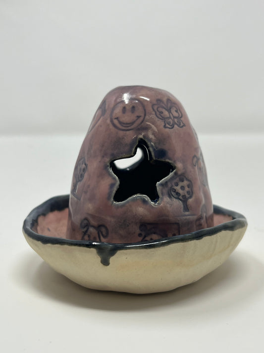 Stamped Incense Cone Burner