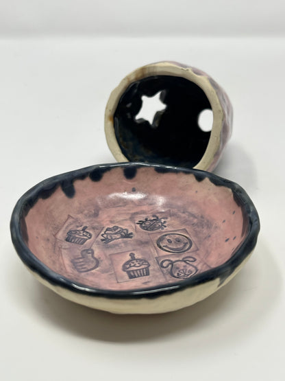Stamped Incense Cone Burner
