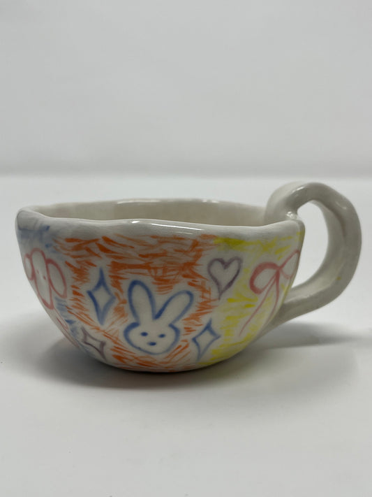 Scribble Tea Cup